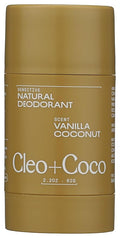Cleo+Coco Sensitive Deodorant Balm, Vanilla Coconut, Natural Aluminum Free by CleoCoco