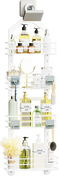 Orimade 4 Tier Adjustable Anti-slip Shower Caddy Over Shower Head, Rustproof by Orimade