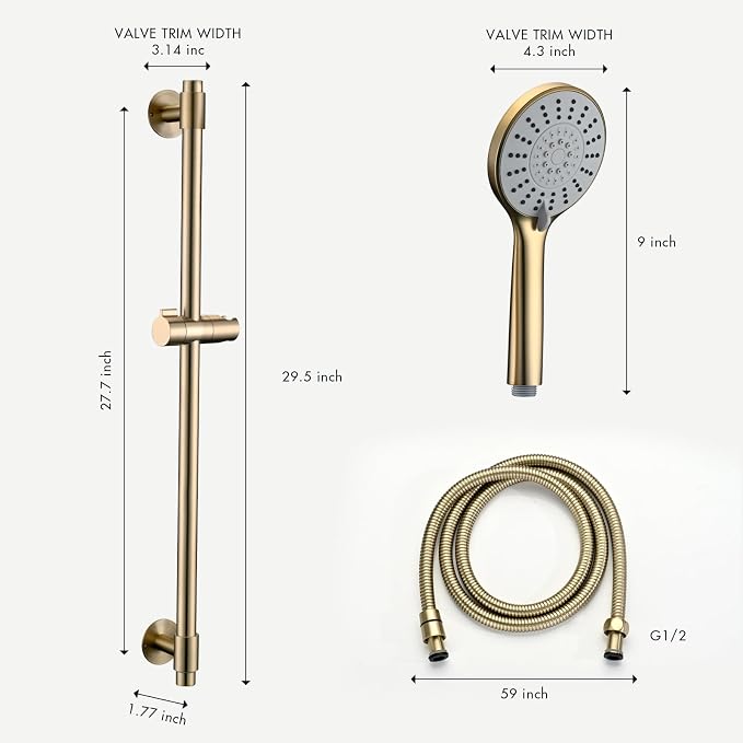 Adjustable Shower Slide Bar - Image 8