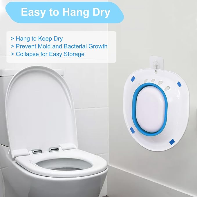 Electric Sitz Bath, Sitz Bath for Hemorrhoids, Sitz Bath for Toilet Seat - Image 6