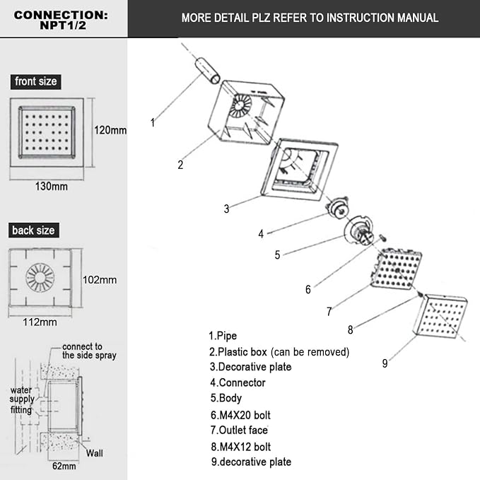 Digital Display Shower Set - Image 7