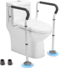 Toilet Safety Rail for Seniors, Toilet Grab Bars for Seniors and Disabled by henkoi