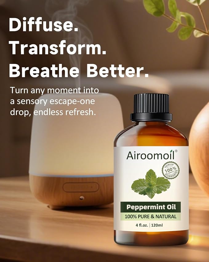 Pure Peppermint Essential Oil, 100% Natural Peppermint Oil, Premium Grade - Image 3