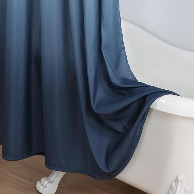 Extra Wide Fabric Shower Curtain, Microfiber Cloth Wide Bath Curtains - Image 6