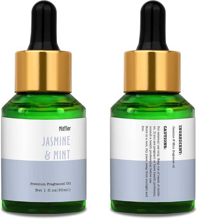 Jasmine & Mint Fragrance Oil, MitFlor 30ml Hotel Diffuser Oil, Large Size - Image 5