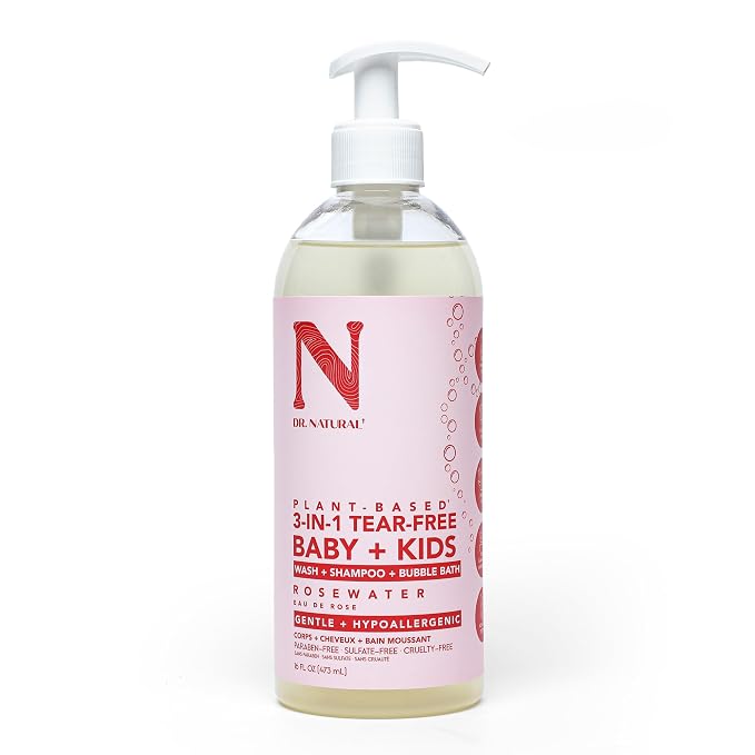 Dr. Natural 3-in-1 Tear-Free Baby Plus Kids Soap by DrNatural