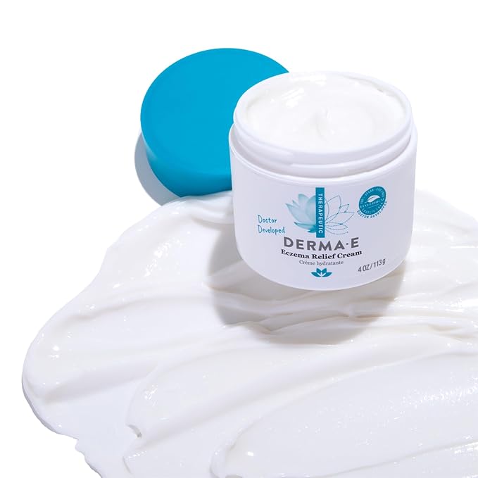 Derma E Eczema Relief Cream – All Natural Itch Relief – Soothing, Relieves Flaky - Image 5