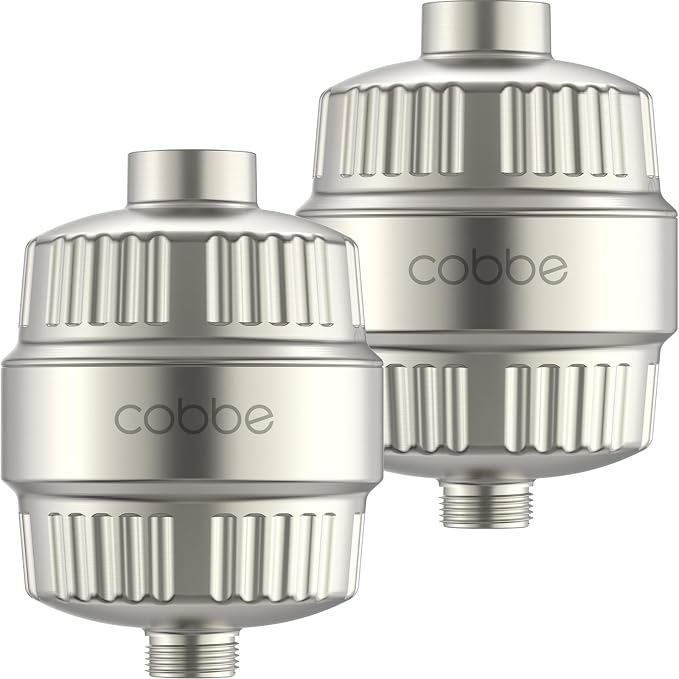 Cobbe HD HEAVY DUTY High Output Shower Filter 2 Pack – 99% REMOVAL Shower Head by CobbeforQualityLife