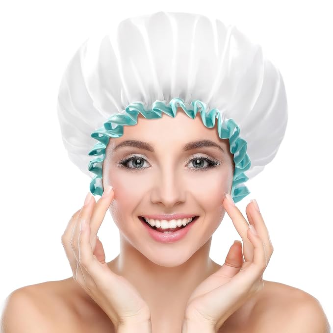 mikimini Shower Cap for Women and Girls, Waterproof, Cute and Soft by mikiminidirect