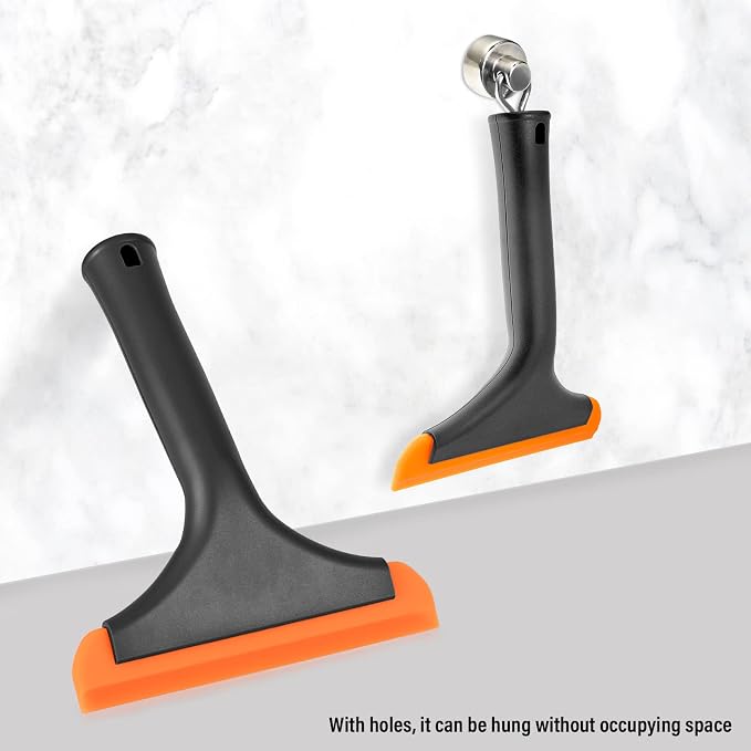Gomake Small Silicone Squeegee Window Shower Squeegee, Auto Water Blade Squeegee - Image 6