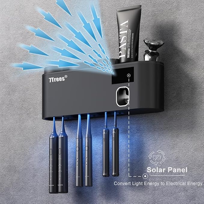 Toothbrush Sanitizer, Self Adhesive Toothbrush Holder - Image 3