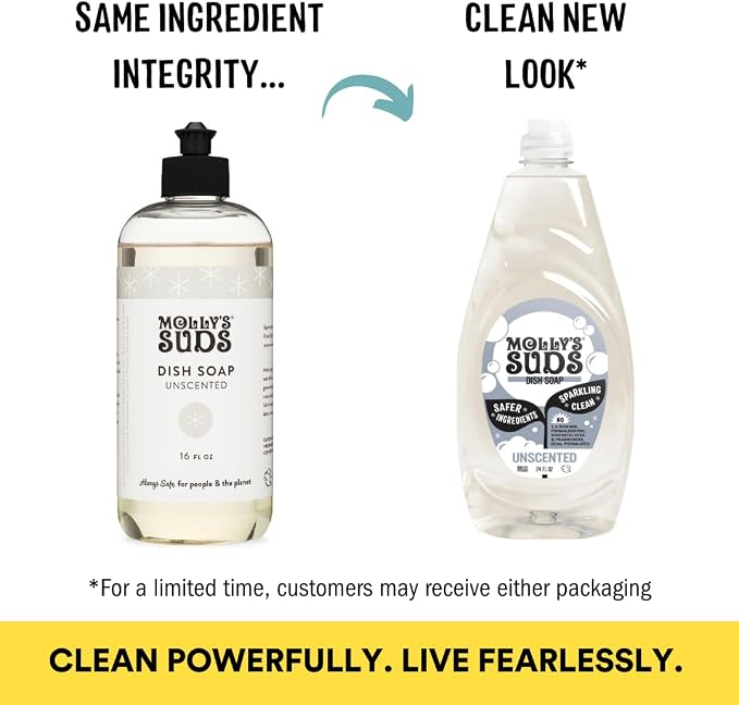 Molly's Suds Liquid Dish Soap | Clean, Simple Ingredients | Extra Scrubbing - Image 2