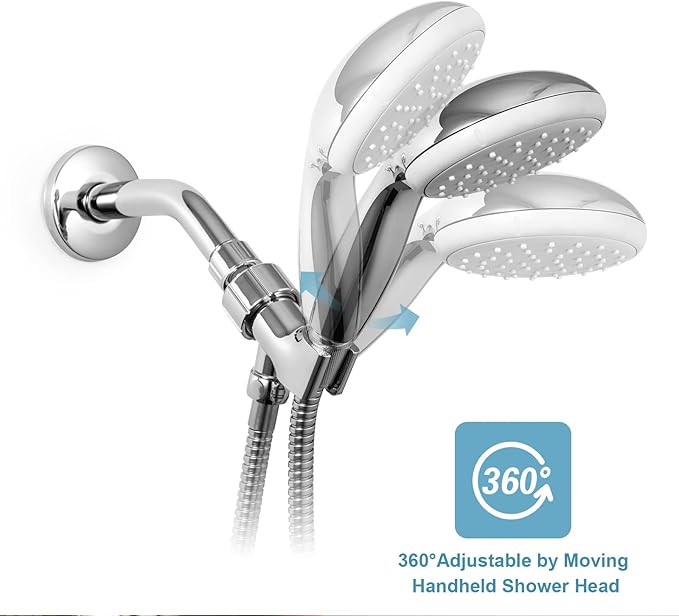 OFFO Shower Head Holder for Handheld Shower Head, Adjustable Shower Arm Mount - Image 3