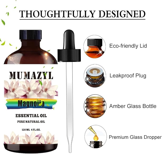 Magnolia Essential Oil, Magnolia Oil 4 Fl Oz 120ML - Image 2