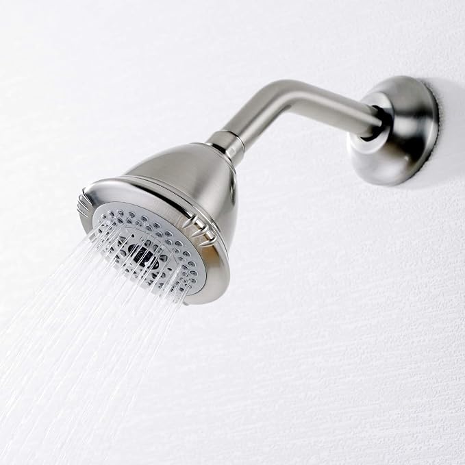 BESTILL Wall Mounted 6 Inch Shower Head Arm, Shower Arm and Flange Included - Image 2