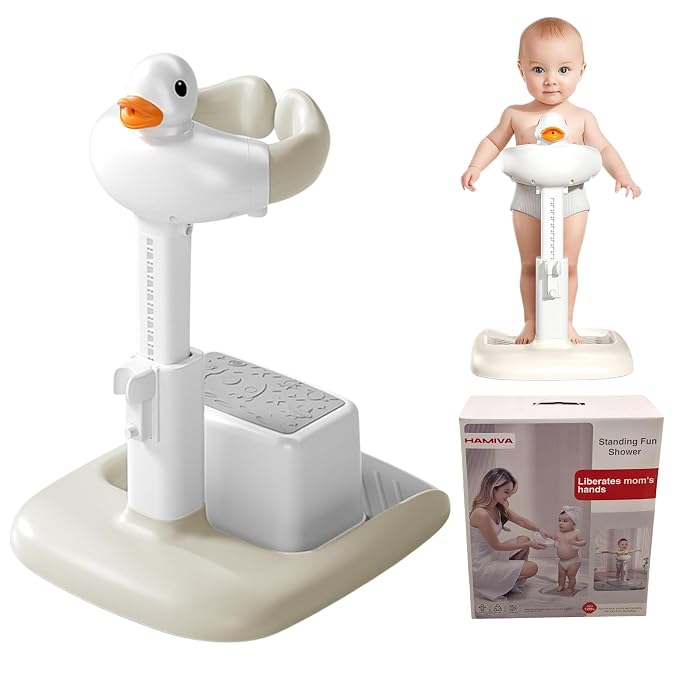 Baby Bath Stand with Built-in Seat by Unknown