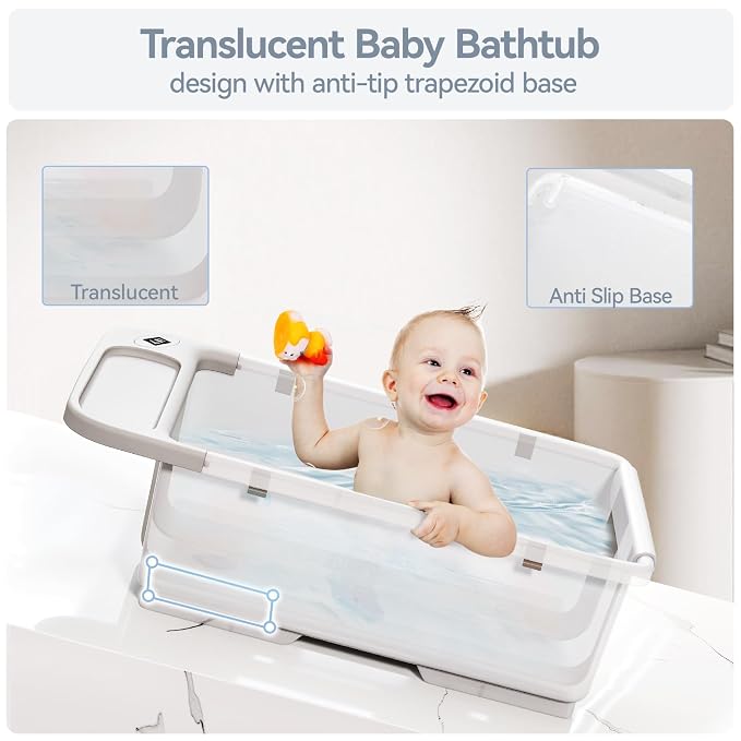 Collapsible Baby Bathtub with Stand - Image 6