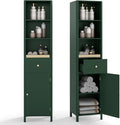 Tangkula 67" Tall Bathroom Cabinet, Narrow Floor Cabinet w/Fluted Door by TANGKULA