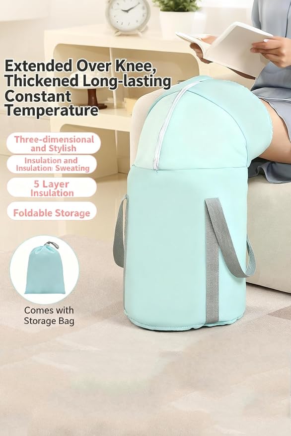 Collapsible Foot Soaking Tub, 2026 Upgraded 5-Layer Insulated Portable Foot - Image 2