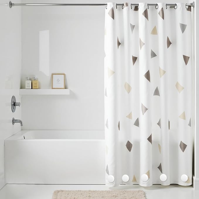 Shower Curtain Weights, Kaluofan 16 Pairs Shower Curtain Magnets, Weighted - Image 6