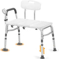 TABEKE Tub Transfer Bench for Bathtub, Tool Free Assembly Shower Chair by TABEKEHealthCare