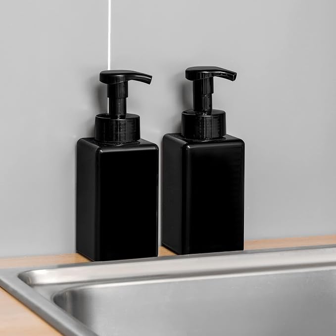UUJOLY Foaming Soap Dispenser, 22oz Refillable Pump Bottle Plastic - Image 4