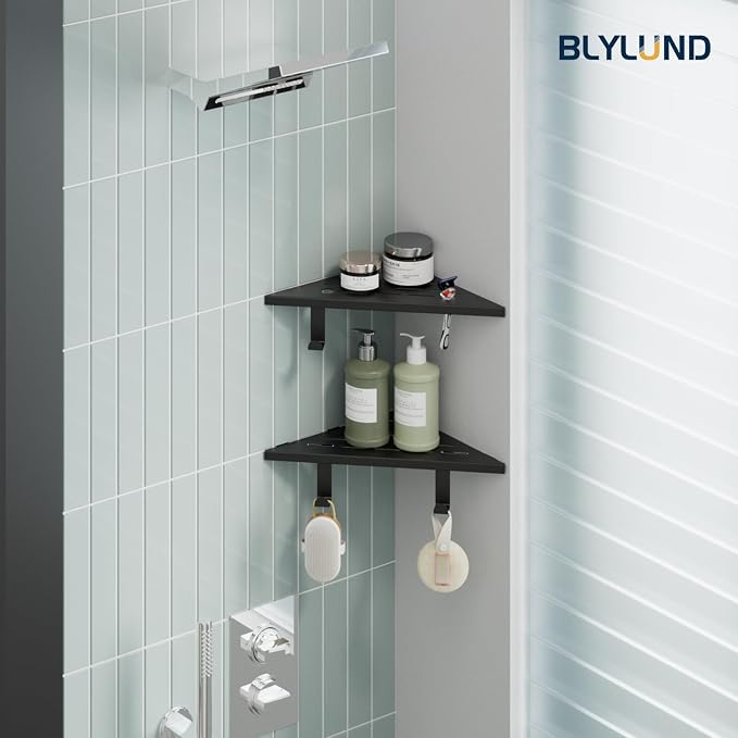 10’’ Shower Corner Shelf, Stainless Steel Shower Shelves - Image 6