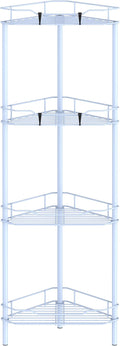 4 Tier Floor Standing Corner Shower Caddy Organizer Shelf by HuggieGems