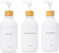 MaisoNovo Refillable Shampoo and Conditioner Bottles | 16.9 fl oz Set of 3 by MaisoNovo-TheArtofSustainableLiving