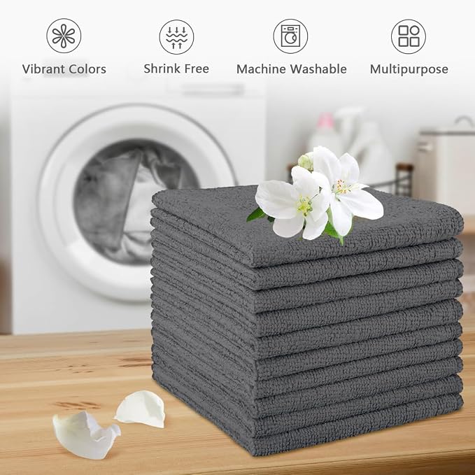Orighty Washcloths Towels Set 20 Pack, Highly Absorbent and Soft Feel - Image 6