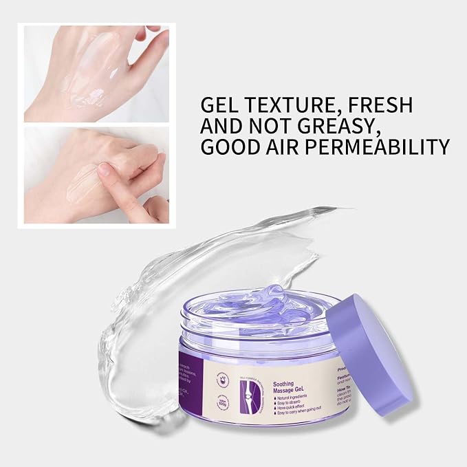 Soothing Cooling Cream, Soothing Relief Massage Gel - Image 2