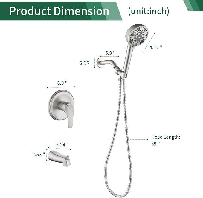 SHAMANDA Shower Faucet Set - Image 7
