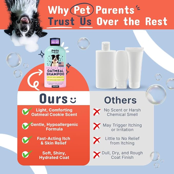 Pets Are Kids Too Oatmeal Dog Shampoo Baking Soda Hypoallergenic Anti Itch - Image 7