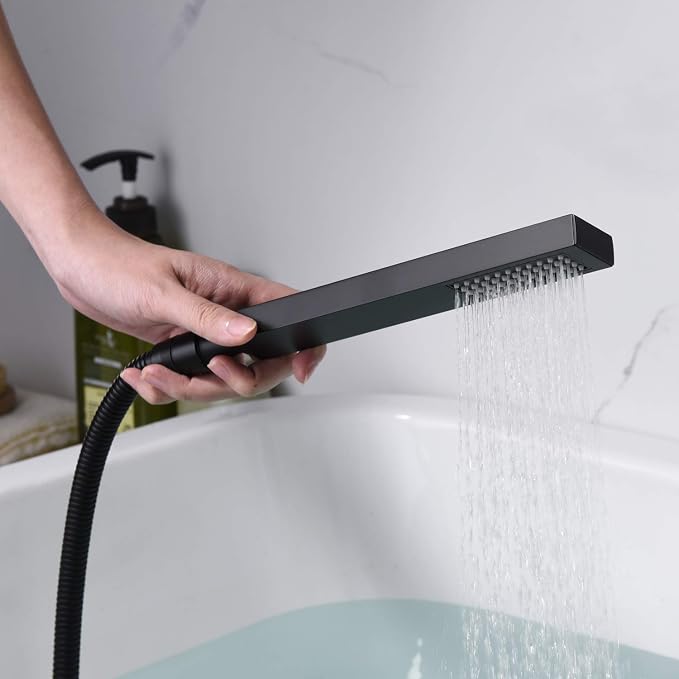 sumerain Bathtub Wall Faucet Matte Black - Image 6