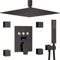 Shower System Oil Rubbed Bronze Shower Faucet Set 12 Inch Ceiling Mounted Full by KATAIS