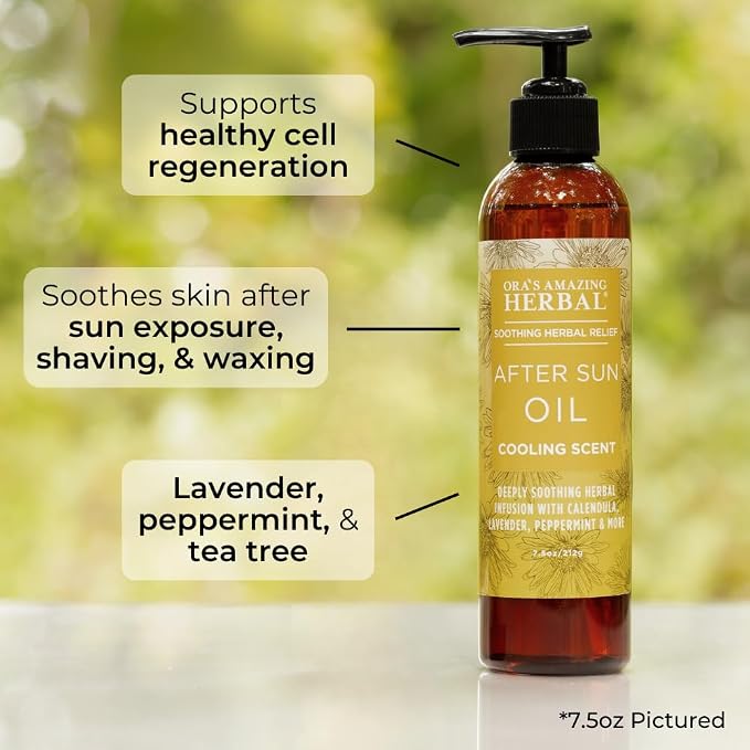 Ora's Amazing Herbal Travel Size After Sun and Shave Oil - Image 4