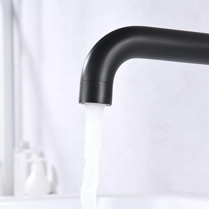 SUMERAIN Oil Rubbed Bronze Bathtub Faucet Wall Mount 3 Hole Tub Filler - Image 4