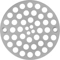 4inch Screw-in Drain Cover, Brushed Nickel Shower Drain Cover -Stainless Steel by OrangeDesignProductionCo
