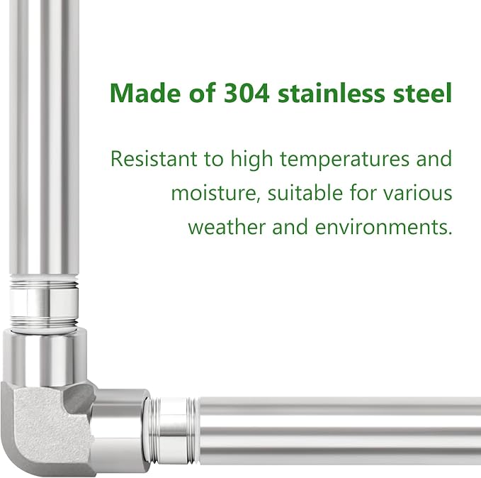 TAISHER 2PCS Stainless Steel Pipe Fittings - Image 7