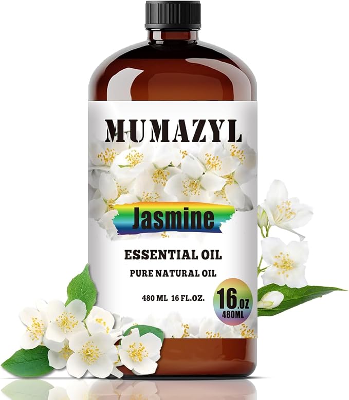 Jasmine Essential Oil, Jasmine Oil 16 Fl Oz 480ML by MUMAZYLESSENTIALOIL