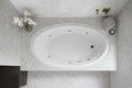 Carver Tubs - SR7242 - Modern Acrylic Fiberglass Whirlpool Water Massage Bathtub by CarverTubs