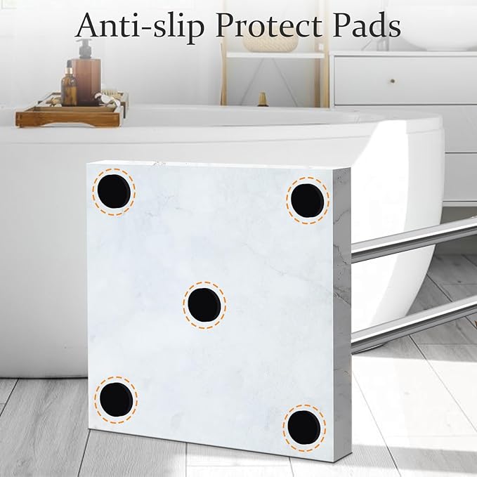 Kayfia 40" Standing Towel Rack - Image 6