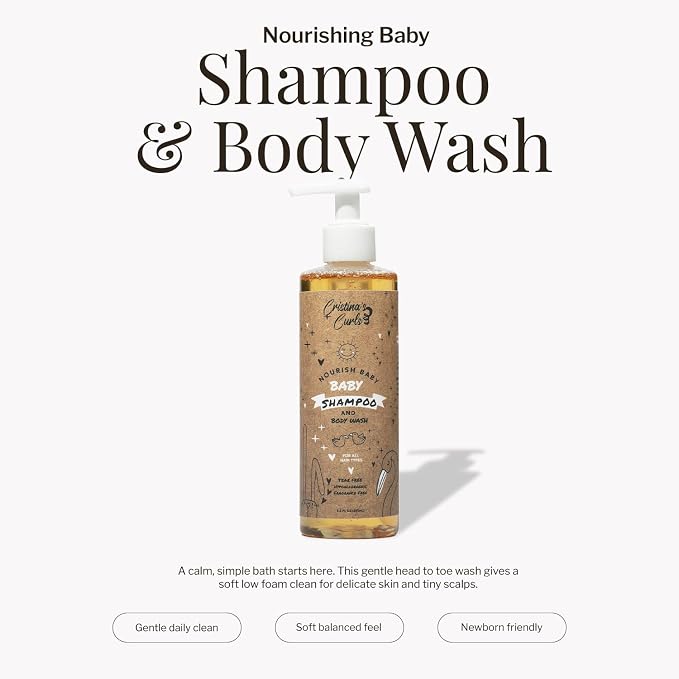 Cristina's Curls Baby Shampoo & Body Wash – Gentle Low-Foam Head-To-Toe Clean - Image 2