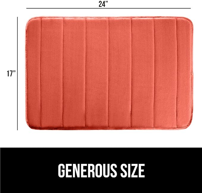 GORILLA GRIP Memory Foam Bath Mat, Soft Absorbent US Designed Bathroom Rug - Image 2