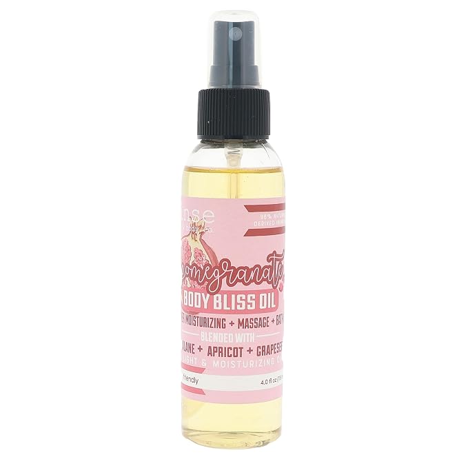 Rinse Bath & Body Pomegranate Body Oil Moisturizer Spray by RinseBathBodyCo