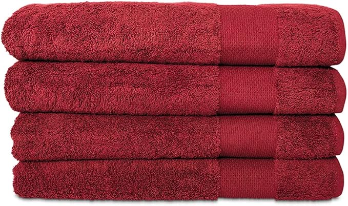 Hencely Premium Bath Towel Set of 4-28x58 Inches by HENCELY