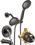 SR SUN RISE 35-Spray Shower Faucet 3-Way Combo Shower Head and Hand Held Shower by SRSUNRISE