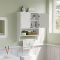Smuxee White Bathroom Cabinet Wall Mounted by Smuxee