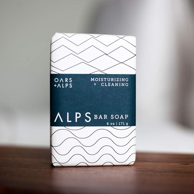 Oars + Alps Shea Butter & Jojoba Oil Exfoliating Bar Soap - Image 6