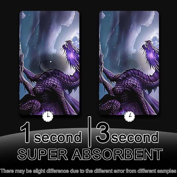 Bath Mat Rug, Majestic Purple Dragon Non Slip Quick Dry Super Absorbent Thin - Image 6